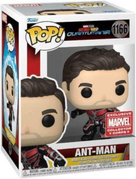 Funko Pop! Ant-Man & The Wasp Quantumania Unmasked Ant-Man #1166 Collector Corps Marvel Exclusive