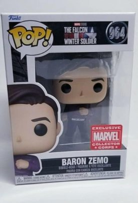 Funko Pop! The Falcon and the Winter Solider Baron Zemo #964 Collector Corps Marvel Exclusive
