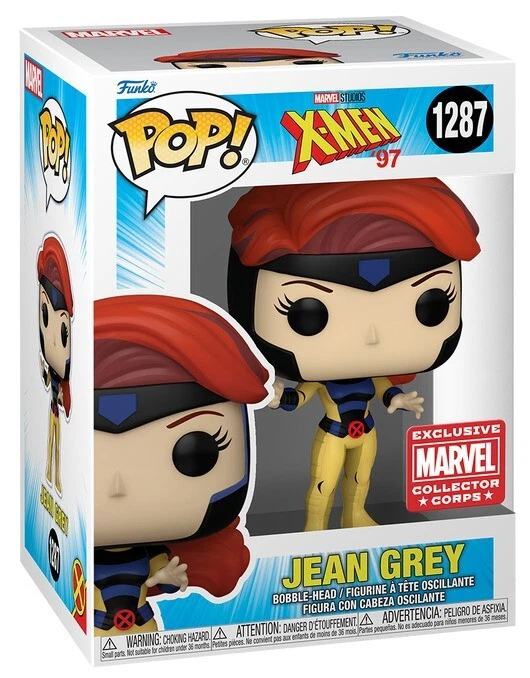 Funko Pop! X-Men '97 Jean Grey #1287 Marvel Collector Corps Exclusive