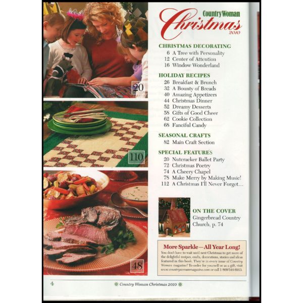 Country Woman Christmas 2010 (Taste of Home) (Hardcover)