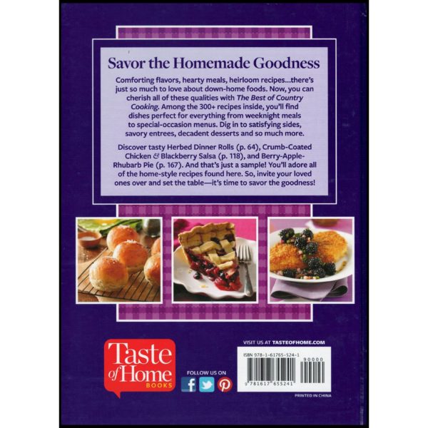 Taste of Home - The Best Of Country Cooking 2016 (Hardcover)