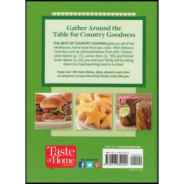 Taste of Home - The Best of Country Cooking 2013 (Hardcover)