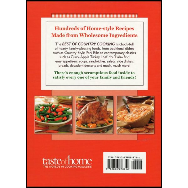 Taste of Home - The Best of Country Cooking 2011 (Hardcover)