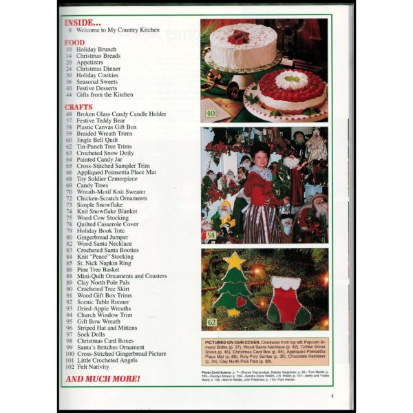 Taste of Home - Country Woman Christmas 1998 (Hardcover)