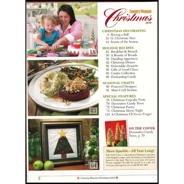 Country Woman Christmas 2012 (Taste of Home) (Hardcover)