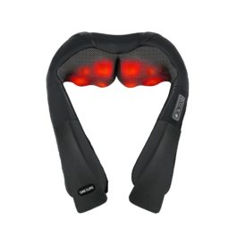 DAILYLIFE Shiatsu Neck and Back Massager with Heat, Electric Deep Kneading Massager for Neck Pain, Shoulder, Waist, Leg and Foot, Stress Relief for Men, Women, Mom, Dad
