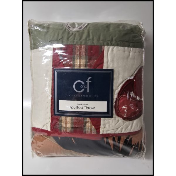 Vintage Longaberger Homestead Quilted Horse Throw (47 x 58)