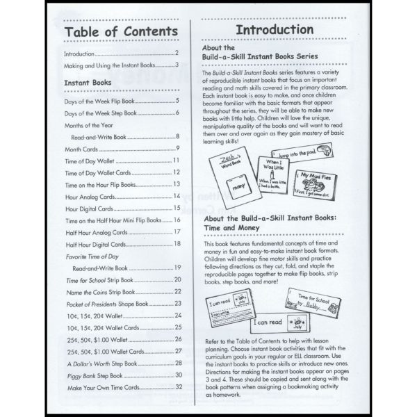 Time & Money Instant Skill Build-A-Skill Books (Paperback)
