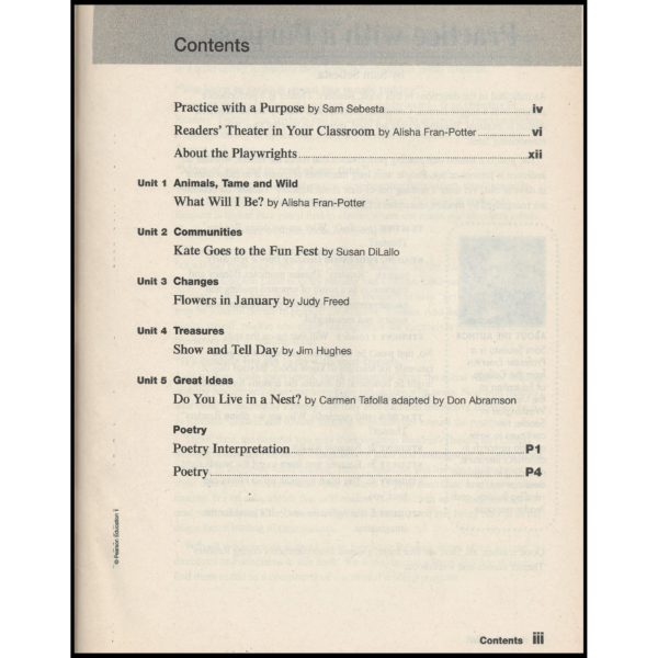 Reading Street, Readers' Theater Anthology, Grade 1 (Paperback)