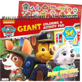 Paw Patrol Jumbo Coloring and Activity Giant Floor Pad & Coloring Book (Spiral Bound) (Paperback)