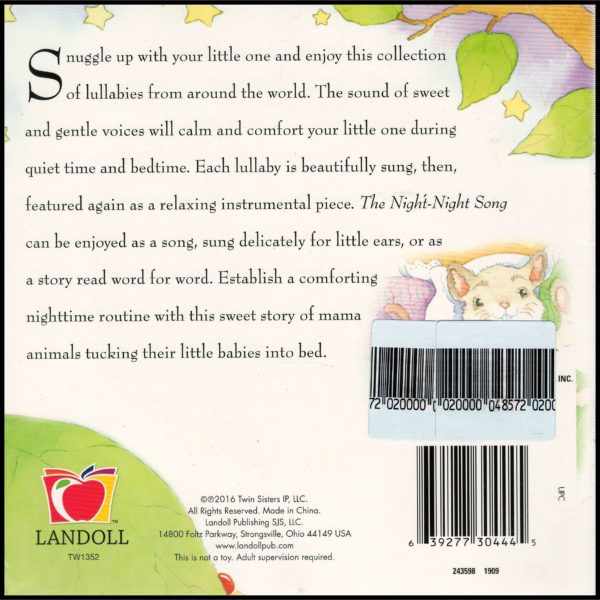 The Night- Night Song: Includes Lullaby CD (Paperback)