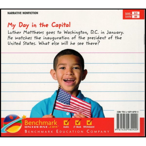 My Day in the Capital [Text Connections Narrative Nonfiction Level B/2 Lexile BR] (Paperback)