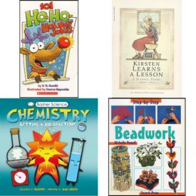 Children's Fun & Educational 4 Pack Paperback Book Bundle (Ages 6-12): 101 Ho-Ho Holiday Jokes  by Holly Kowitt Kirsten Learns a Lesson  by Janet Beeler Shaw Basher Science: Chemistry  by Simon Basher,Dan Green Beadwork  by Michelle Powell