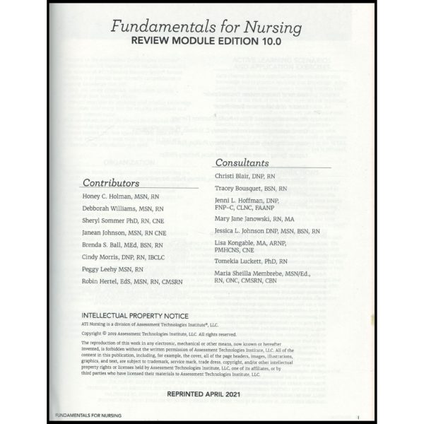 Content Mastery Series: Fundamentals for Nursing: Edition 10. 0 (Paperback)