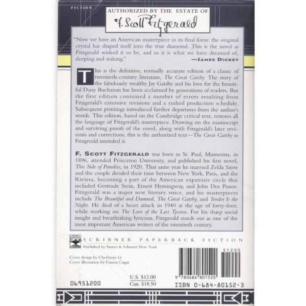 The Great Gatsby (Paperback)