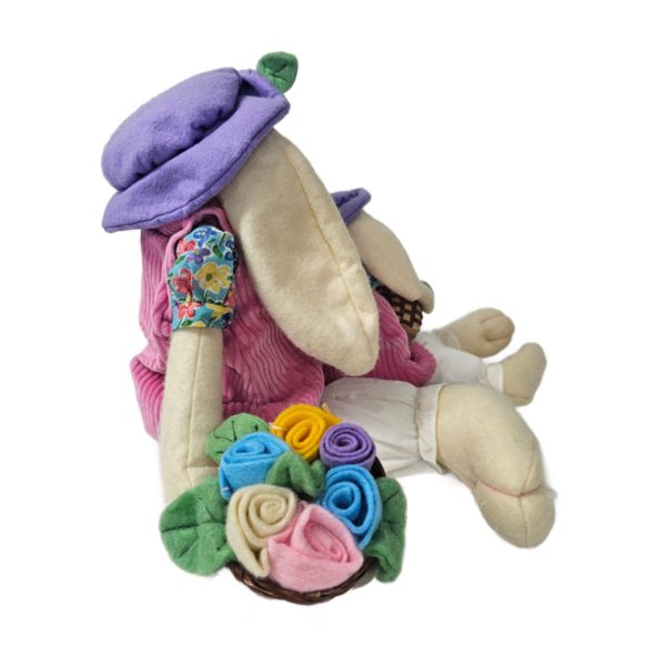 Vintage Bunny & Me Mother & Daughter Bunny Rabbit Plush Dolls Easter Spring Decoration