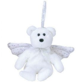 Ty Jingle Beanie Baby: HERALD the Angel Bear Plush Ornament (5 inch)
