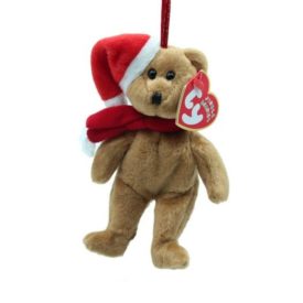 Ty Jingle Beanie Baby: 1997 Holiday Teddy the Bear Plush Ornament (5 inch)