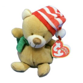 Ty Jingle Baby Beanie: FLAKES the Bear Plush Ornament (5 inch)