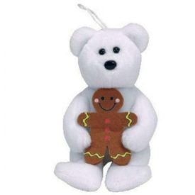 Ty Jingle Baby Beanie: GOODY the Bear Plush Ornament (5 inch)