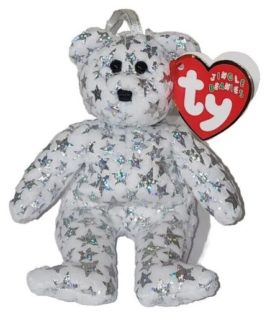 Ty Jingle Baby Beanie: BEGINNING the Bear Plush Ornament (5 inch)