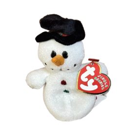Ty Jingle Baby Beanie: COOLSTON the Snowman Plush Ornament (4 inch)