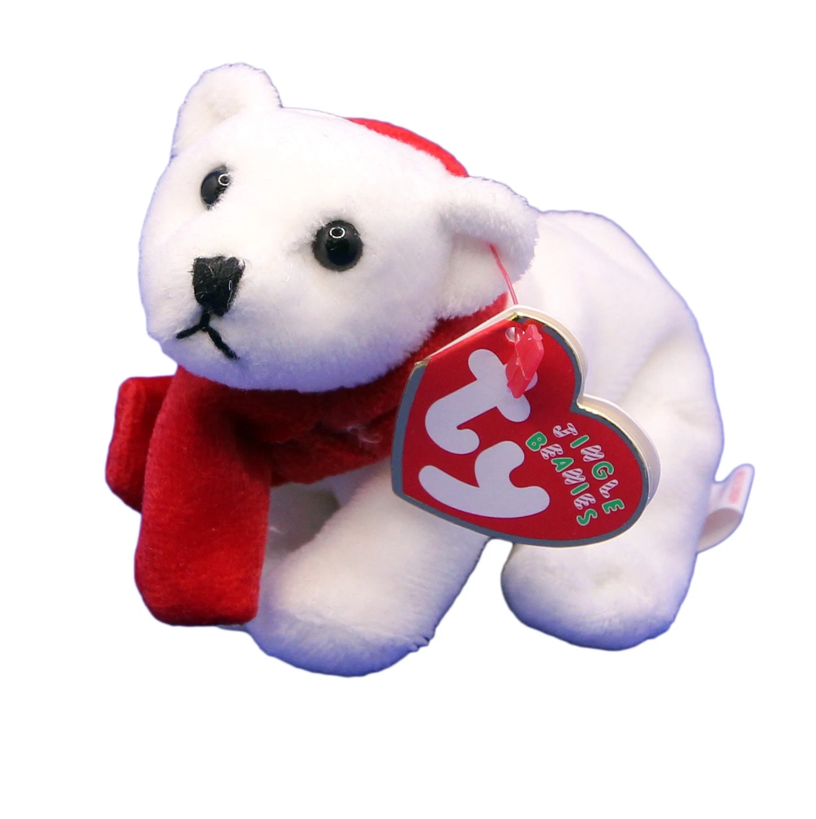 Ty Jingle Baby Beanie: COLDY The Polar Bear Plush Ornament (3.5 inch)