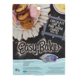 Easy-Bake Ultimate Oven Toy, Refill Mix, Chocolate Chip and Pink Sugar Cookies, Play Food, Aged 8 up