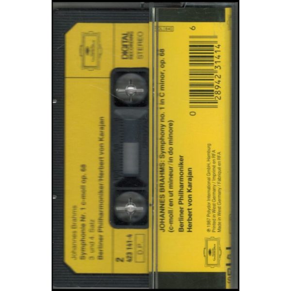Brahms: Symphony No. 1 (Music - Cassette)