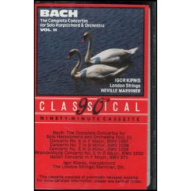 Bach: Complete Solo Harpsichord Concertos (Vol. II) (Music - Cassette)