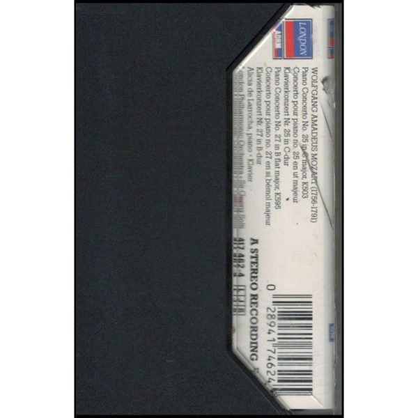 Mozart Piano Concertos Nos. 25 & 27 (Music - Cassette)