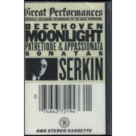 Rudolf Serkin Plays Beethoven (Music - Cassette)