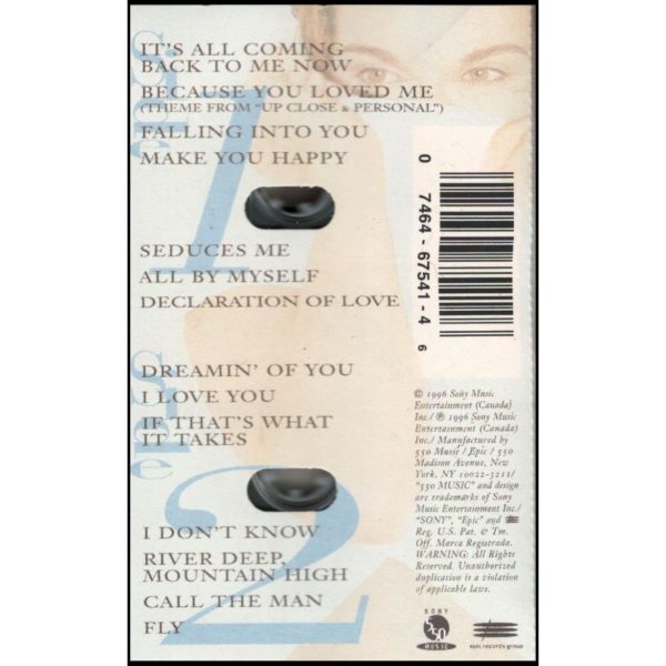 Falling Into You (Music - Cassette)