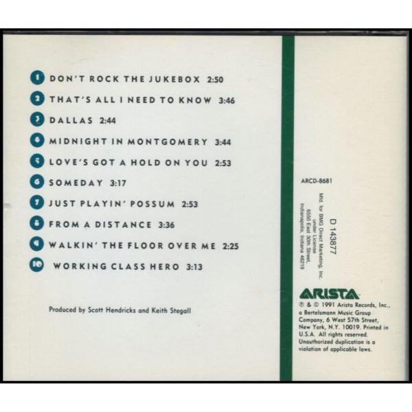 Dont' Rock The Jukebox (Music CD)