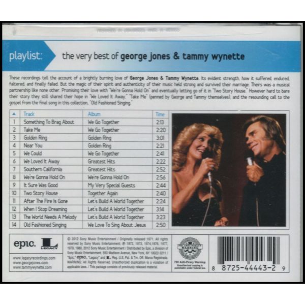 The Very Best of George Jones & Tammy Wynette (Music CD)