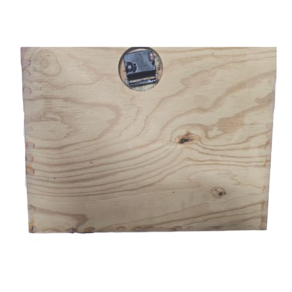 1993 Scafa-Tornabene Art Publishing Co. Coca-Cola Martin's Garage Wood Wall Clock 17 x 15 Inches