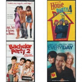 DVD Comedy Movies 4 Pack Fun Gift Bundle: Love, Sex & Eating The Bones  House Party 4: Down to the Last Minute  Bachelor Party 2: The Last Temptation  Every Day