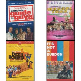 DVD Comedy Movies 4 Pack Fun Gift Bundle: Dave Barry's Complete Guide to Guys: The Movie  Wasabi Tuna  Dickie Roberts: Former Child Star  It's Not a Burden: The Humor and Heartache of Raising Elderly Parents