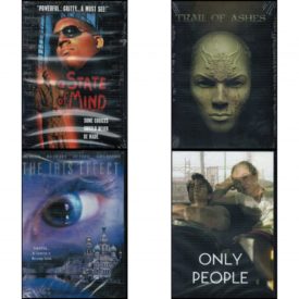 DVD Assorted Movies 4 Pack Fun Gift Bundle: A State of Mind  Trail of Ashes  The Iris Effect  Only People