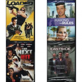 DVD Assorted Movies 4 Pack Fun Gift Bundle: Loaded  Making The Rules  The Next Hit  Eastside
