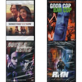 DVD Assorted Movies 4 Pack Fun Gift Bundle: Sometime Other Than Now  Good Cop Bad Cop 1998  Double Deuce  Run