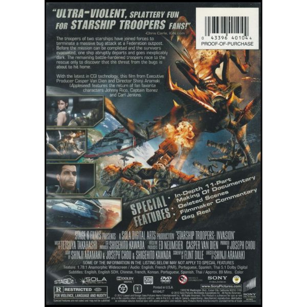 Starship Troopers: Invasion (DVD)