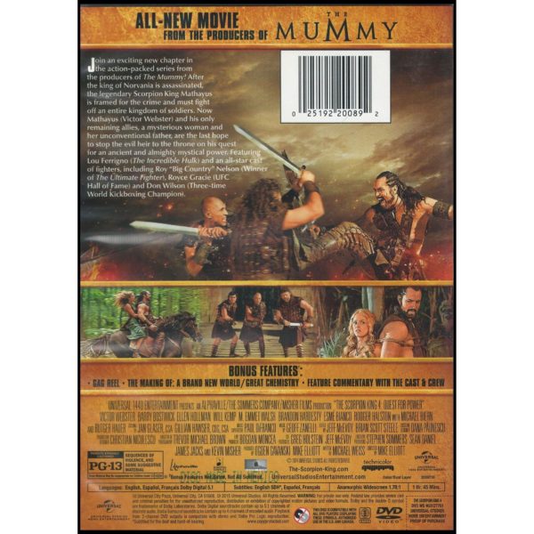 The Scorpion King 4: Quest for Power (DVD)