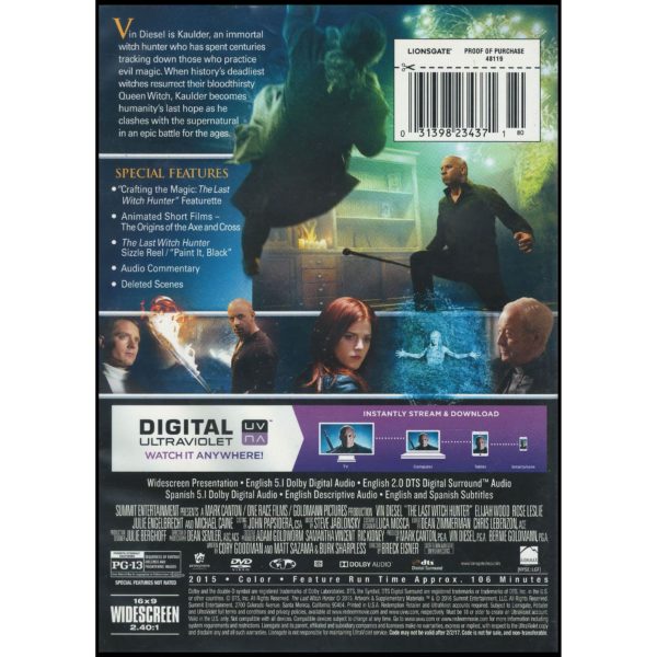 The Last Witch Hunter (DVD)