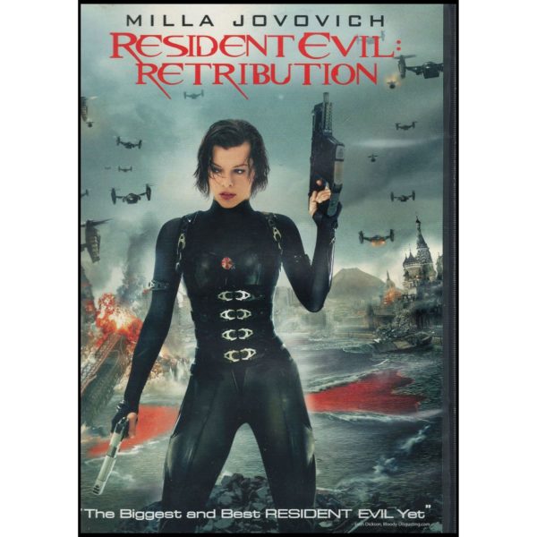DVD Assorted Movies 4 Pack Fun Gift Bundle: Hero  Colombiana  Resident Evil: Retribution  Wolves
