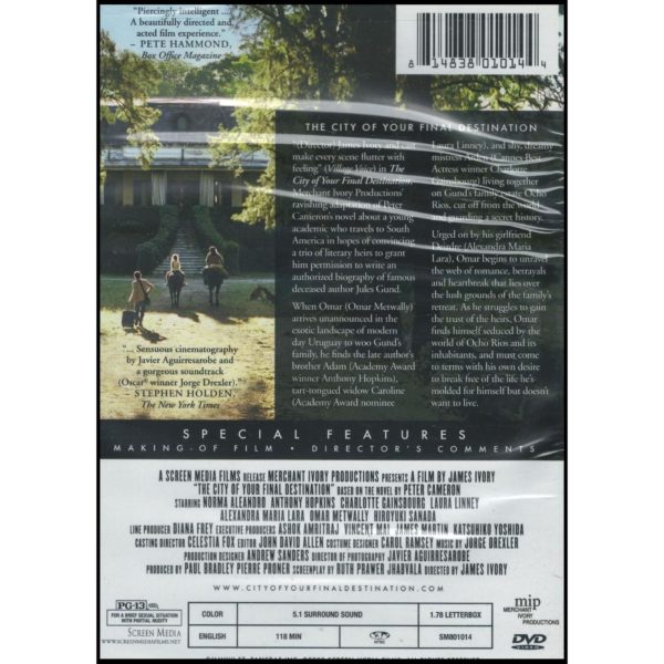 The City of Your Final Destination (DVD)