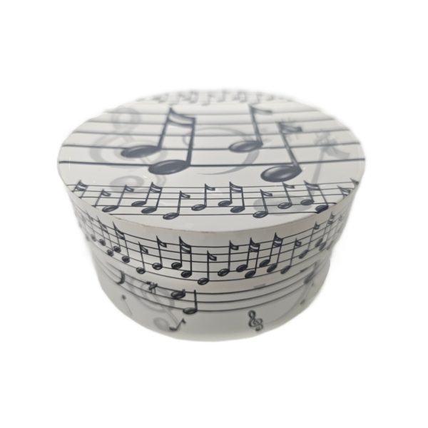 MWW Market Musical Notes Mini Plates 4.5 Inch Set of 4