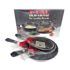 T-Fal Durabase Royale 3 Piece Non-stick Frypan Set 7, 8, 10.25 Inch Made in France