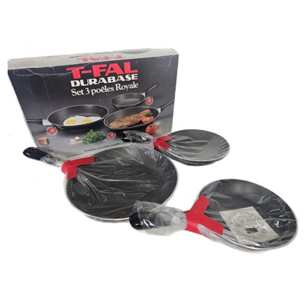 T-Fal Durabase Royale 3 Piece Non-stick Frypan Set 7, 8, 10.25 Inch Made in France