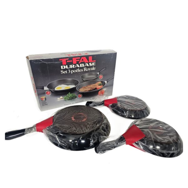 T-Fal Durabase Royale 3 Piece Non-stick Frypan Set 7, 8, 10.25 Inch Made in France